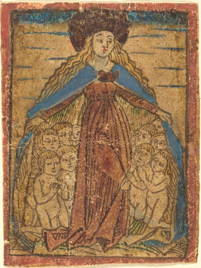 保護者としてのマドンナ、c。 14701480。 作： Unbekannt