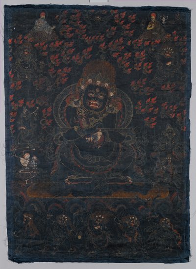 マハカーラ、天幕の守護者、約。 1650年。 作： Unbekannt