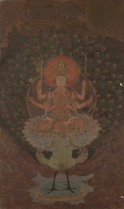 Mahamayuri Kujaku Myoo, 1868-1912.  作： Unbekannt