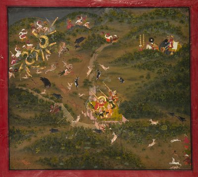 マハラジャジャガットシンハンティング、1734-1751年。 作： Unbekannt