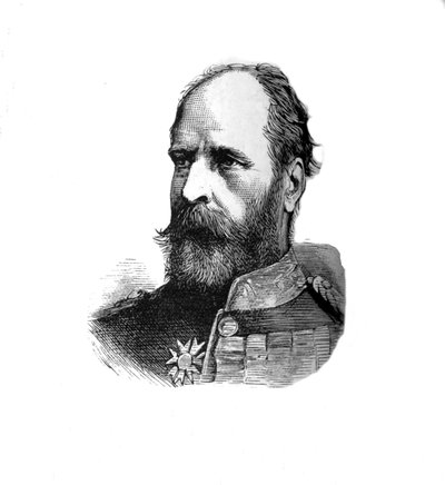 少将。 EB Hamley卿、第2師団指揮、c1882 作： Unbekannt