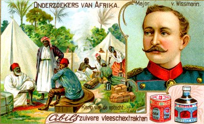 フォンウィスマン少佐、ドイツ兵、c1900 作： Unbekannt
