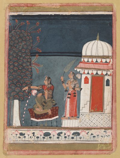 RagmalaシリーズのMalashri Ragini、1640年。 作： Unbekannt