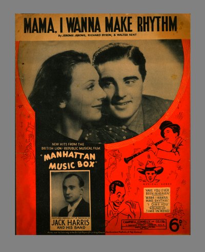 ママ、私はリズムを作りたい、楽譜、1937。 作： Unbekannt