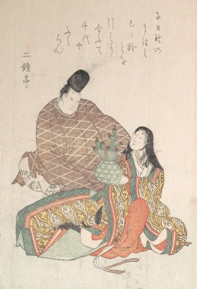 男とコート ドレスの女。 作： Unbekannt