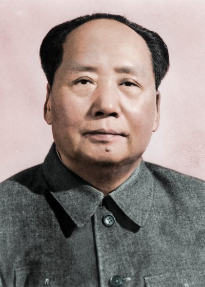 毛沢東、中国共産主義革命家およびリーダー、c1950年代 作： Unbekannt
