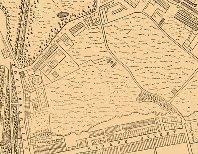 ベルグレイビアの地図、1814年、c1876。 作： Unbekannt