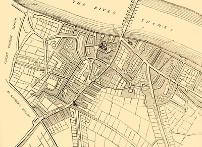 サザークの地図、1720年、c1878。 作： Unbekannt