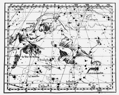 星座の地図、1775 作： Unbekannt