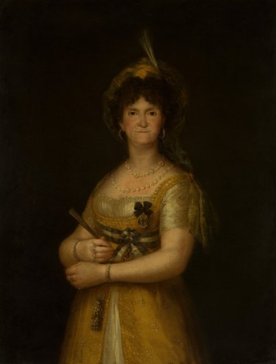 スペインの女王、パルマ1751〜1819年のマリアルイサ。 作： Unbekannt