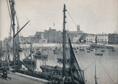 マーゲート-港と桟橋、1895 作： Unbekannt
