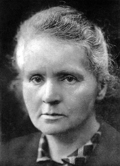 マリーキュリー1867-1934、ポーランド生まれのフランスの物理学者、1926年 作： Unbekannt