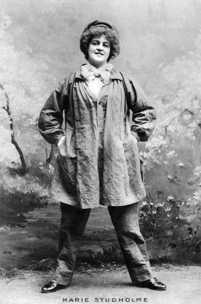マリースタッドホルム1875-1930、イギリスの女優、1900年代 作： Unbekannt