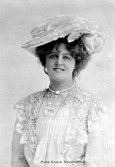 マリースタッドホルム1875-1930、イギリスの女優、1903年 作： Unbekannt