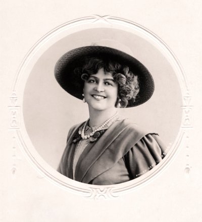 マリースタッドホルム1875-1930、イギリスの女優、1909年 作： Unbekannt