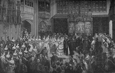 プリンスオブウェールズの結婚、c1890 作： Unbekannt