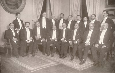 エルメスダフォンセカ元帥と国務長官および顧問、1914年 作： Unbekannt