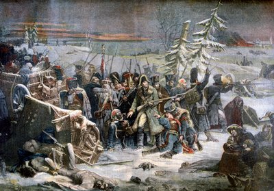 1812年1894年のロシアからの撤退中のマーシャルネイ 作： Unbekannt