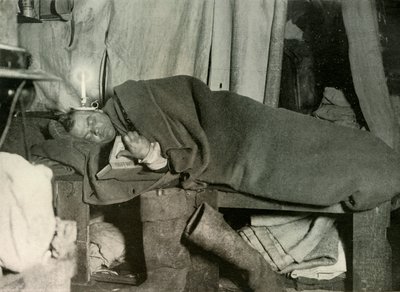 彼のベッドのマーストン、c1908、1909。 作： Unbekannt