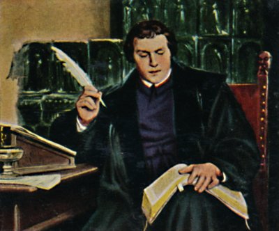 マーティン・ルーサー1483-1546。 -トゥマンによる絵画、1934年。 作： Unbekannt