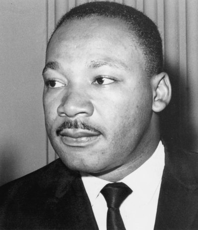 マーティンルーサーキングジュニア、アメリカの黒人公民権運動家、c1968 作： Unbekannt