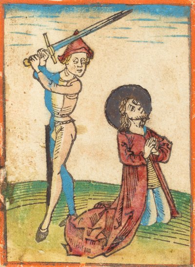 聖人の殉教、c。 1480年。 作： Unbekannt