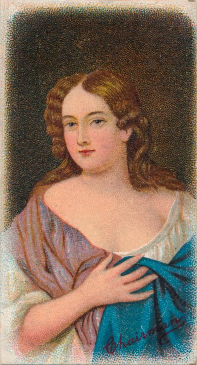 メアリーモルデイビスc1648-1708、イギリスのチャールズ2世への愛人、1912年 作： Unbekannt
