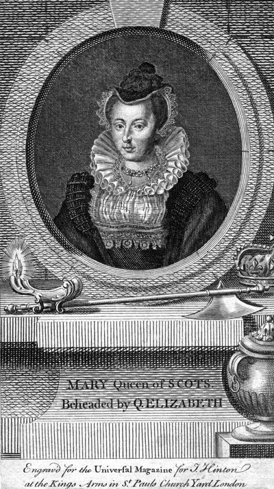スコットランドの女王メアリー、1542-1587年 作： Unbekannt