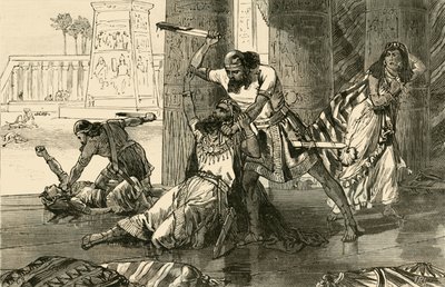 SimeonとLeviによるHivitesの虐殺、1890年。 作： Unbekannt