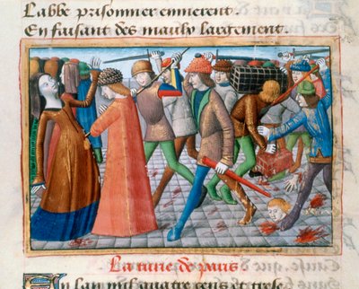 1484年5月1413年、パリの住民の虐殺 作： Unbekannt