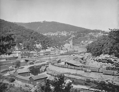 ペンシルベニア州モーチチャンク、ピスガ山、1897年。 作： Unbekannt