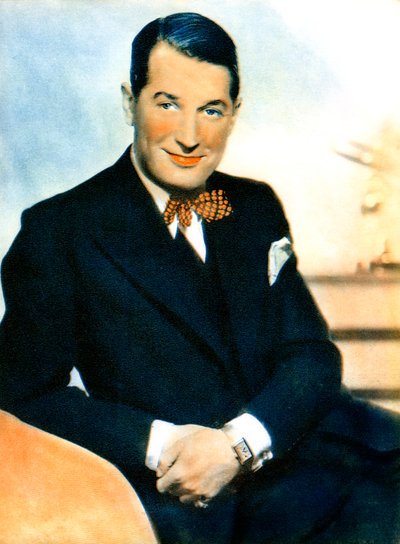 モーリスシュヴァリエ、フランスの俳優、人気の芸能人、1934年〜1935年 作： Unbekannt