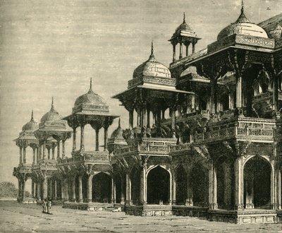 アクバル廟、セクンドラ、1890年。 作： Unbekannt