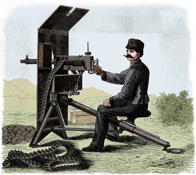 マキシム機関銃、c1895。 作： Unbekannt