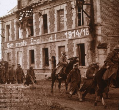 神がイギリス、ビュシールロン、フランス北部、c1914-c1918を罰することができますように 作： Unbekannt