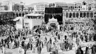 メッカグレートモスク、メッカ、サウジアラビア、1922 作： Unbekannt