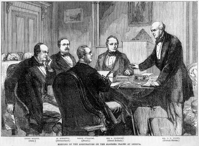 アラバマ請求に関する仲裁人会議、スイス、ジュネーブ、c1865-c1870 作： Unbekannt
