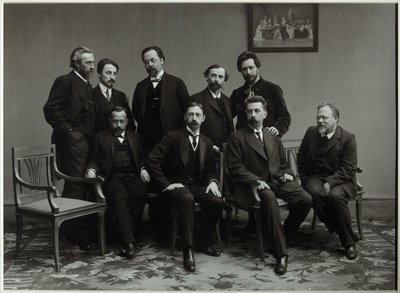 文学グループのメンバーSreda 1910年水曜日 作： Unbekannt
