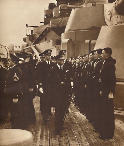 HMSロイヤルオークの男性、1937年 作： Unbekannt