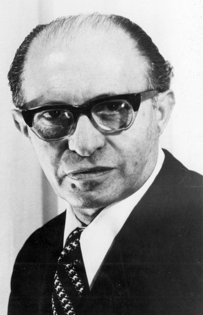Menachem Begin 1913-1992、ポーランド生まれのイスラエルの政治家、1978 作： Unbekannt