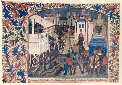 百年戦争中の戦争の方法、c1400、c1930。 作： Unbekannt