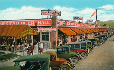 メキシカリビールホール、世界最長のバー、c1939 作： Unbekannt