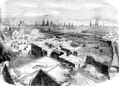 19世紀半ばのメキシコ、メキシコシティ、c1880 作： Unbekannt