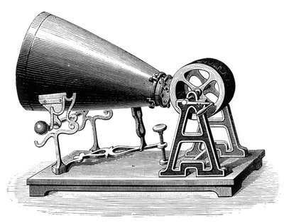 19世紀半ばのフォノオートグラフ、c1880 作： Unbekannt