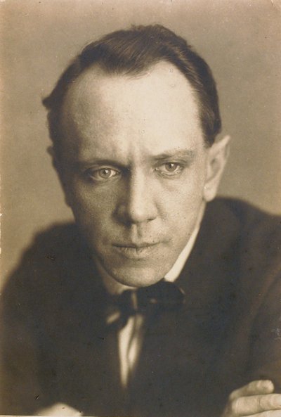 ロシアの俳優で作家のミハイル・チェーホフ、1928 作： Unbekannt