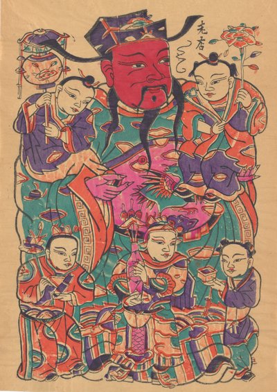 軍門神、20世紀初頭。 作： Unbekannt