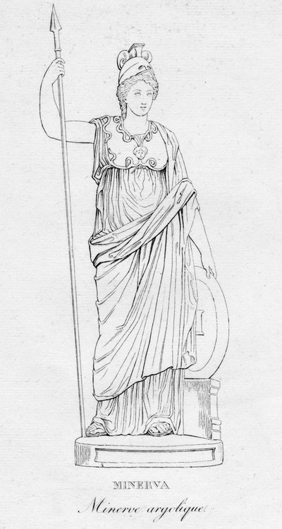 ミネルヴァアルゴリックミネルヴァ、c1850 作： Unbekannt