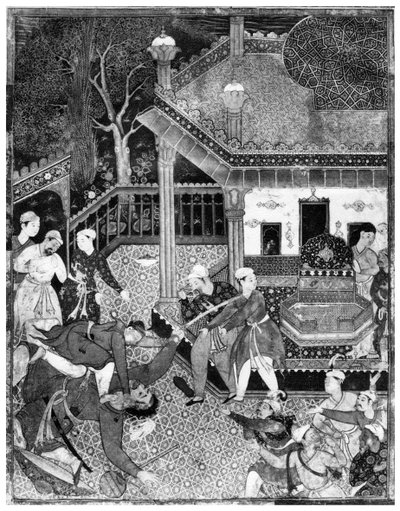 Dastan e-Amir Hamza、c1500 1958のミニチュア 作： Unbekannt