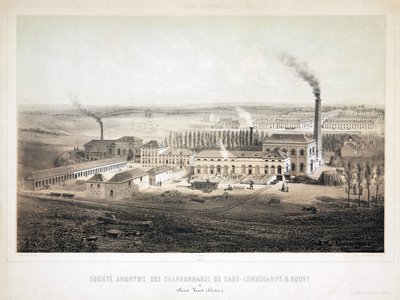 鉱業、石炭 Sars Longchamps & Bouvy Coalmining Co Ltd., ベルギー 作： Unbekannt