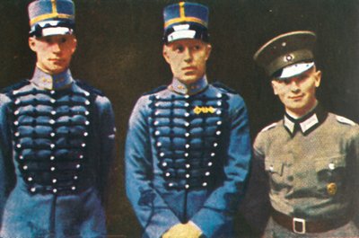 近代五種勝者、1928年。 作： Unbekannt